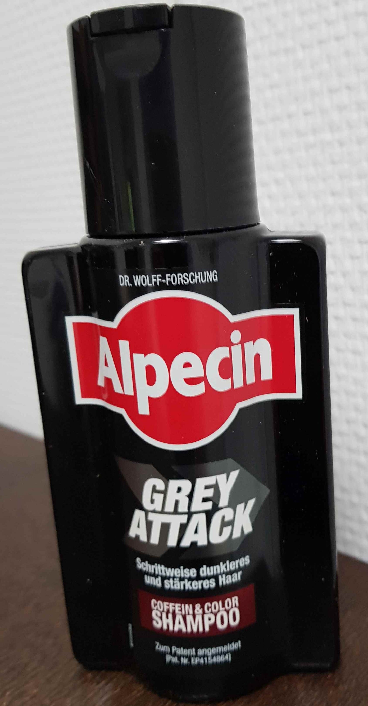 3x 200 ml Alpecin Grey Attack Coffein & Color Shampoo