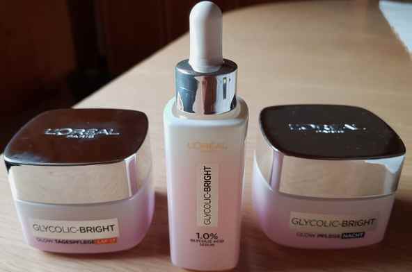 ✨ Strahlkraft³ – Das L'Oréal Paris Glycolic Bright 3er Power-Bundle ✨