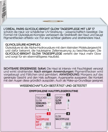 L'Oréal Paris Glycolic-Bright Glowing Cream Day 50ml, SPF17